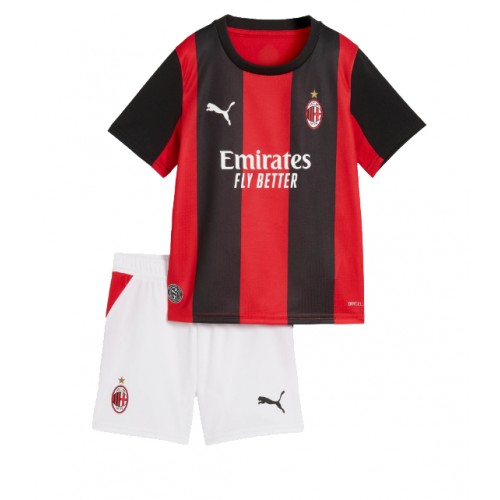 AC Milan Hemmaställ Barn 2026-27 Kortärmad (+ Korta byxor)