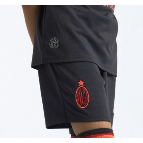 AC Milan Rafael Leao #10 Tredjeställ Barn 2026-27 Kortärmad (+ Korta byxor)