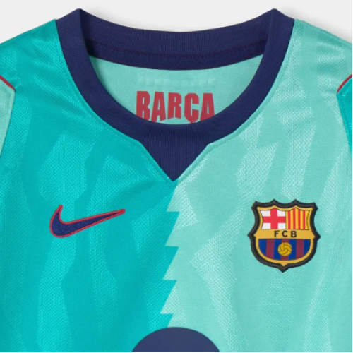 Barcelona Tredjeställ Barn 2026-27 Kortärmad (+ Korta byxor)