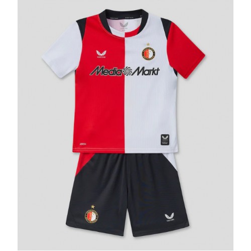 Feyenoord Hemmaställ Barn 2026-27 Kortärmad (+ Korta byxor)