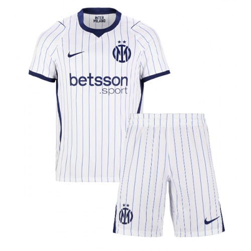 Inter Milan Lautaro Martinez #10 Bortaställ Barn 2026-27 Kortärmad (+ Korta byxor)