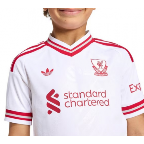 Liverpool Florian Wirtz #7 Bortaställ Barn 2026-27 Kortärmad (+ Korta byxor)