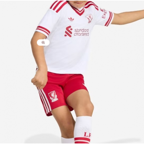 Liverpool Florian Wirtz #7 Bortaställ Barn 2026-27 Kortärmad (+ Korta byxor)