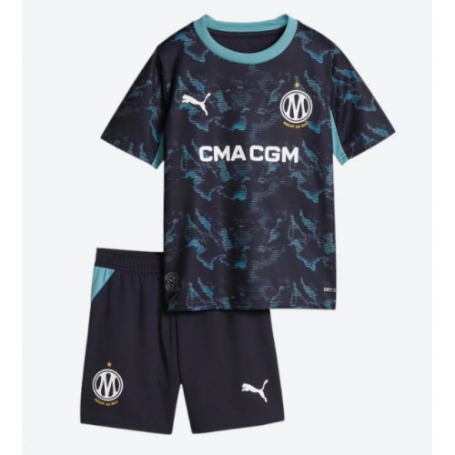 Olympique de Marseille Bortaställ Barn 2026-27 Kortärmad (+ Korta byxor)