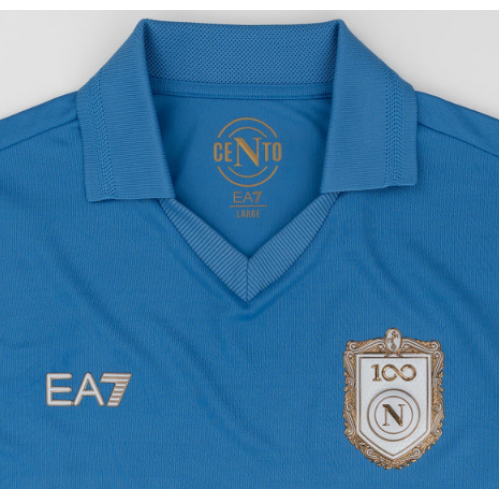 SSC Napoli Hemmaställ Barn 2026-27 Kortärmad (+ Korta byxor)
