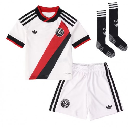 Sheffield United Bortaställ Barn 2026-27 Kortärmad (+ Korta byxor)